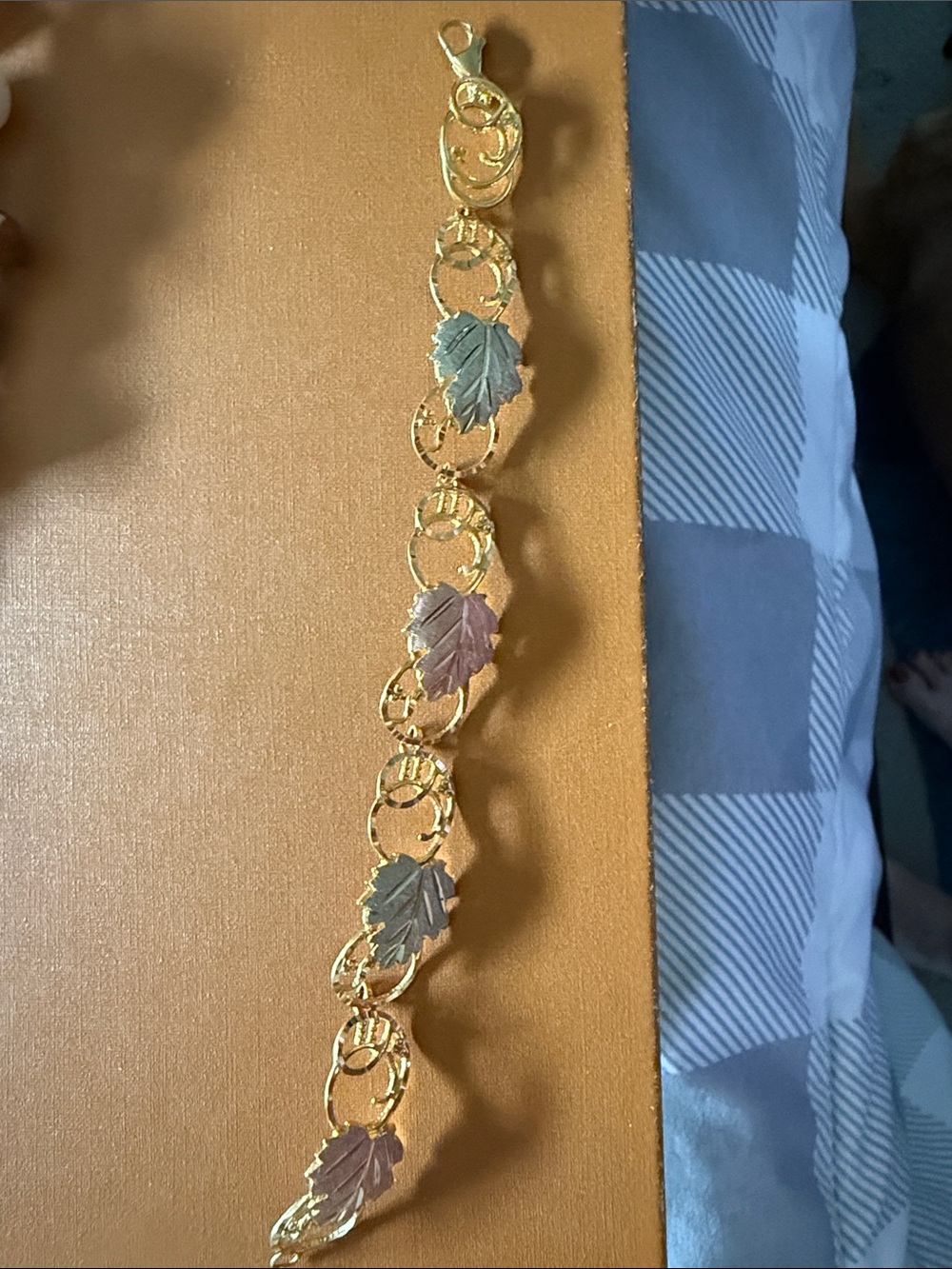🍂Gorgeous 10k/12K RGC Bracelet black hills gold bracelet